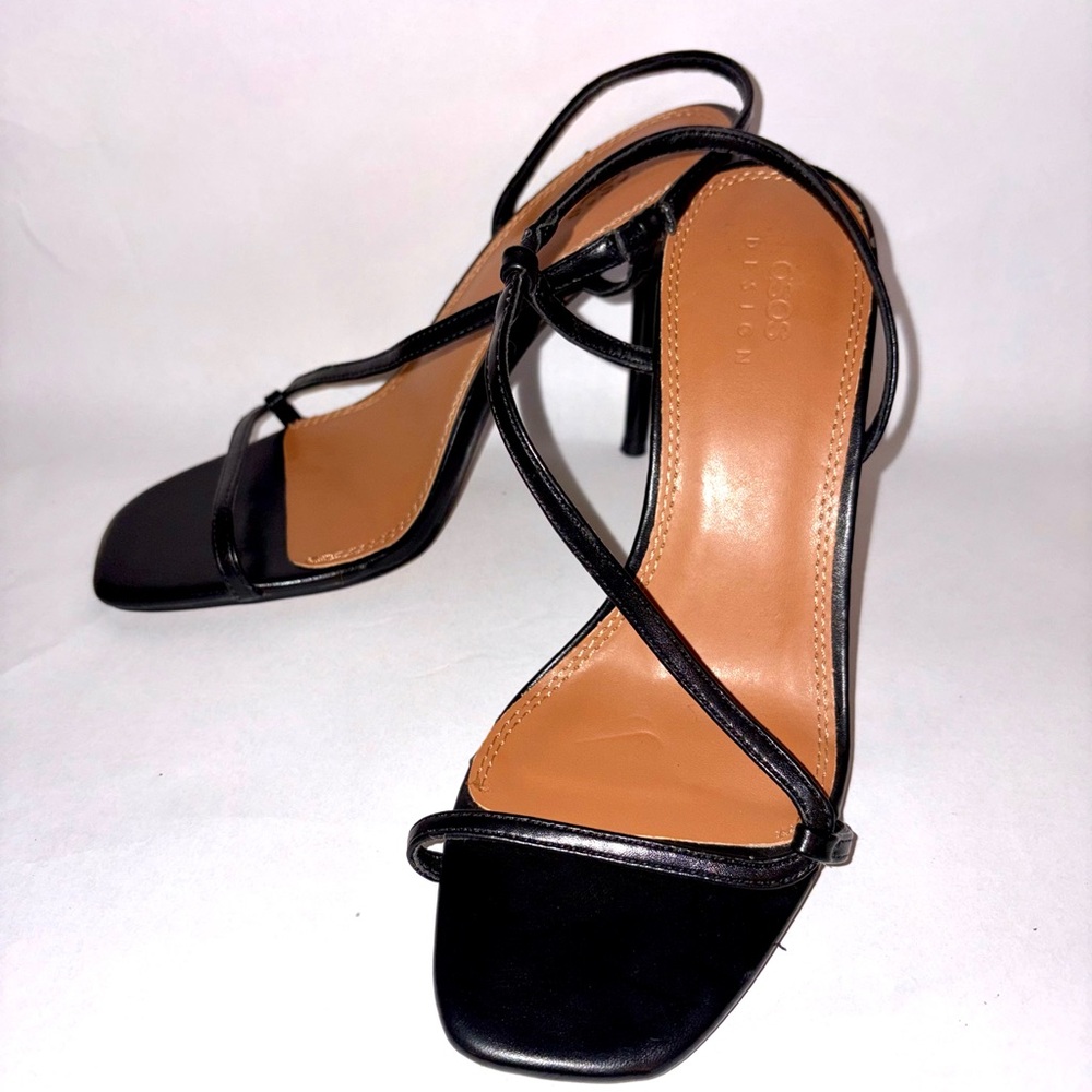ASOS DESIGN Nevada strappy heeled sandals - never worn!